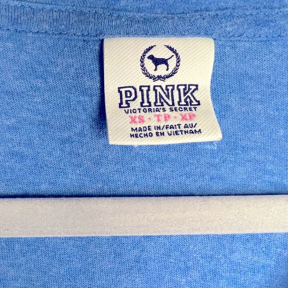 PINK Victoria's Secret Swim Cover Up Vneck Dress -Size Extra Small-Blue-Like NEW - Picture 3 of 5